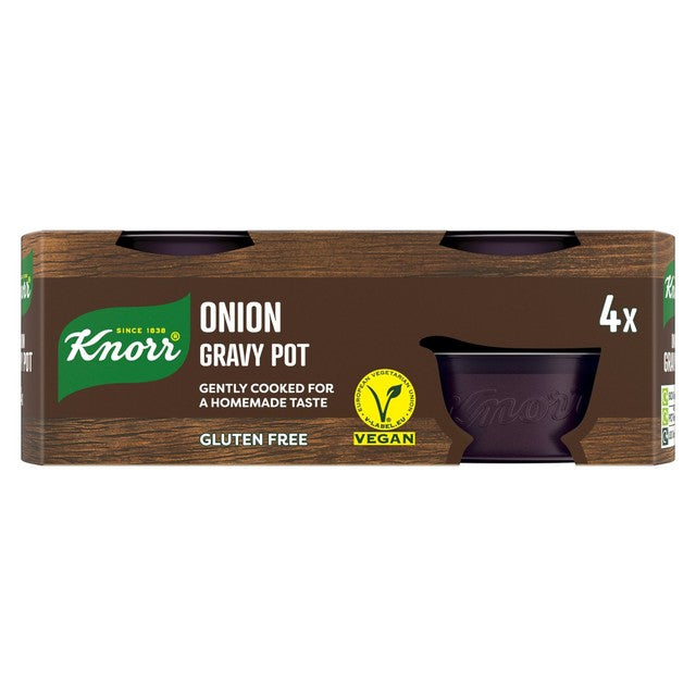 Knorr Onion Gravy Pot 4 x 28g, UK version