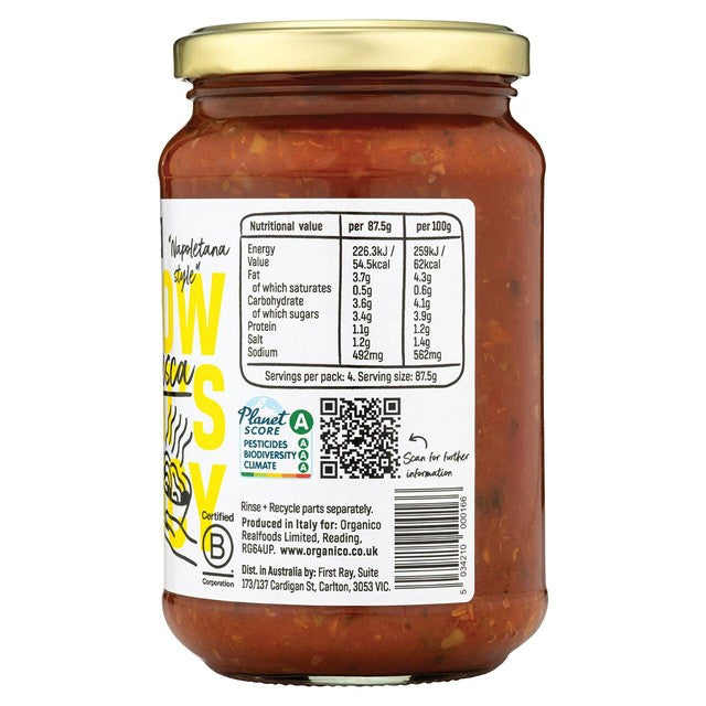 Realfoods Organic Puttanesca sauce 350g (British brand)