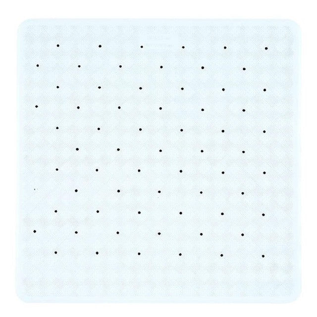 Aqualona white shower mat 53 x 53cm - British product