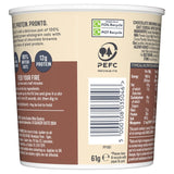 Quaker high protein porridge pot chocolate brownie 61g - British product