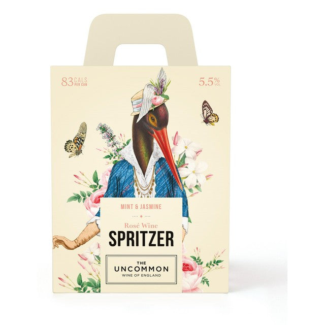 The Uncommon mint and jasmine rosé spritzer 4 x 250ml (British brand)