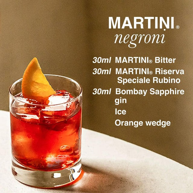 Martini Riserva Speciale Bitter Aperitivo liqueur 70cl, imported from the UK