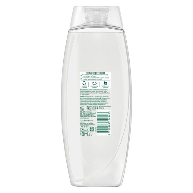 Radox Feel Moisturised Mood Boosting shower gel 450ml, imported from the UK