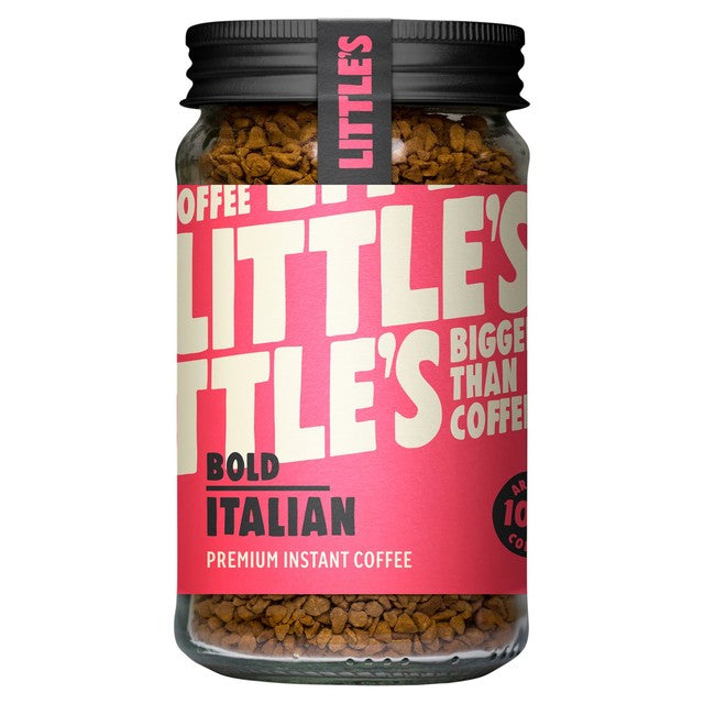 Little's Italian Roast instant coffee 100g, UK version