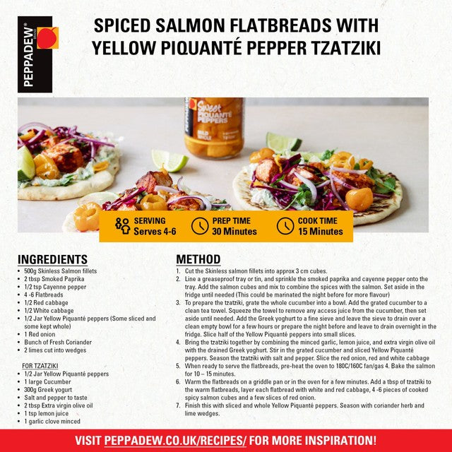 Peppadew mild whole yellow pickled peppers 400g, imported from the UK