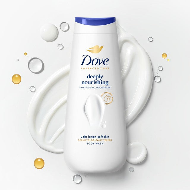 Dove deeply nourishing body wash 400ml - British product