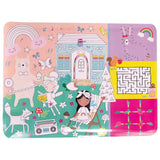 Floss & Rock reusable activity mat Rainbow Fairy design 6x30x6 cm - British product