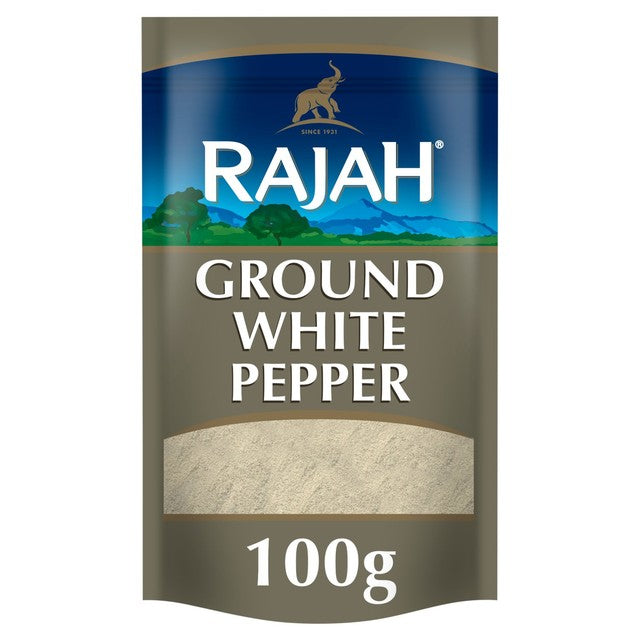 Rajah ground white pepper 100g, imported from the UK