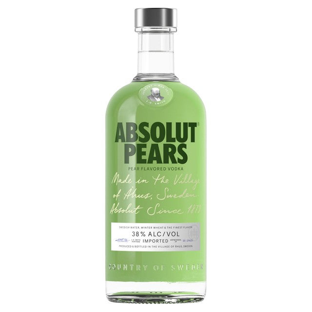 Absolut pears vodka 70cl - British product