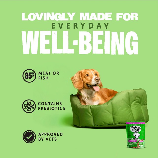 Barking Heads lamb wet dog food 300g - British product