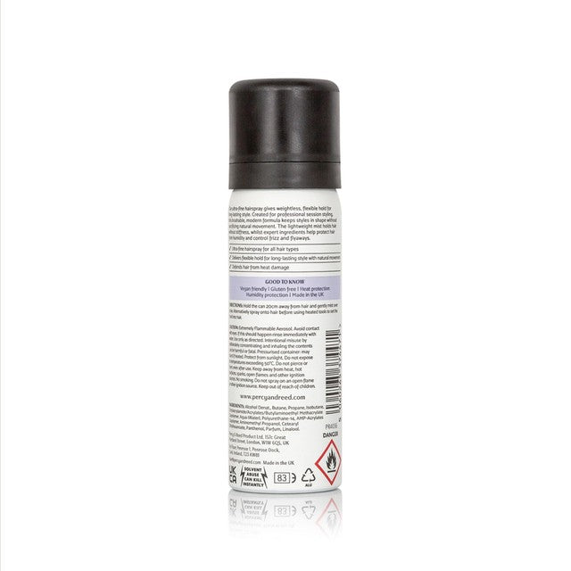 Percy & Reed Session Styling Flexible Hold Hairspray 50ml, imported from the UK