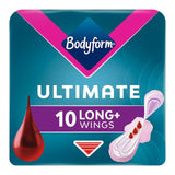 Bodyform Ultimate Ultra Long Damenbinden, 10er Packung – Britisches Produkt
