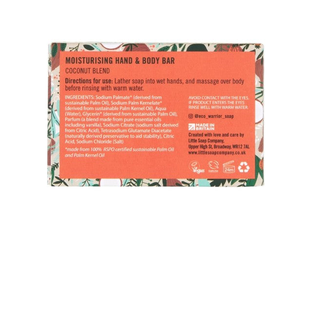 Little Soap Company Eco Warrior soap bar 100g - British product