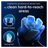 Oral-B Ultimate Clean Black toothbrush heads 4-pack, imported from the UK