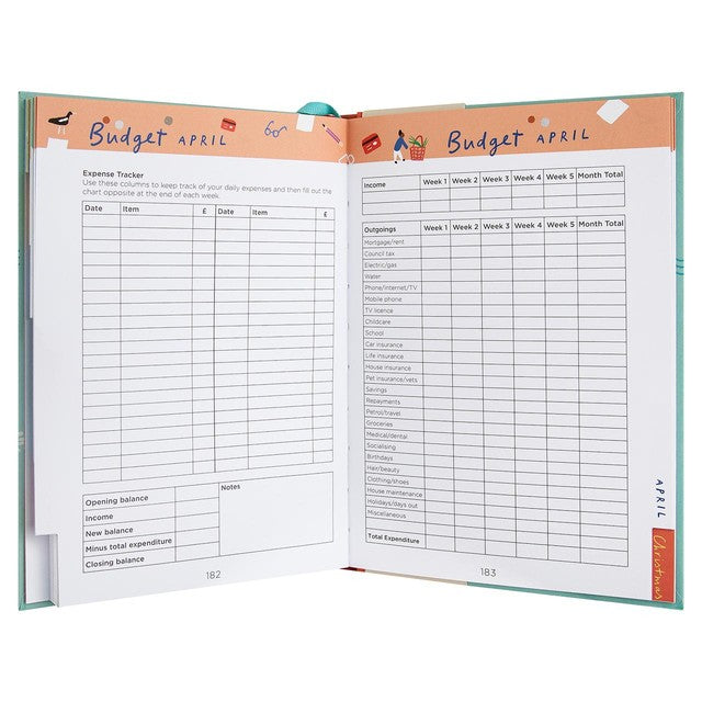 M&S large family diary 2026 A5, imported from the UK