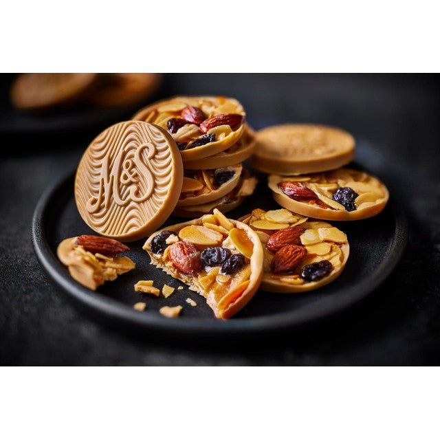 M&S Swiss Golden Blond Chocolate Florentines 170g, imported from the UK