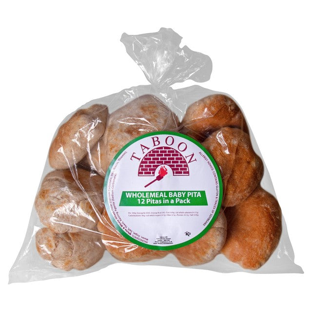 Taboon wholemeal baby pitta dippers (British brand)