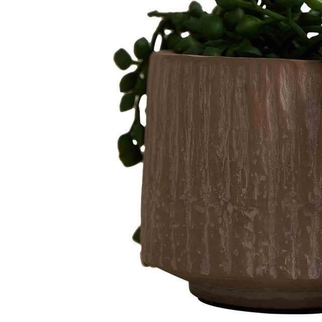 M&S artificial string of pearls ceramic pot, imported from the UK
