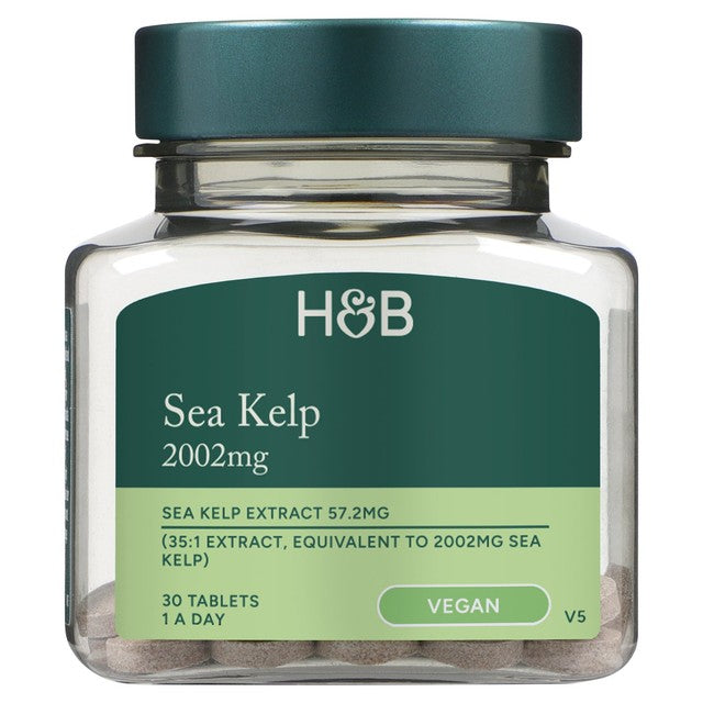 Holland & Barrett Sea Kelp Vegan Tablets 30 Tablets, UK version