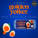 Happy Eggs Golden Yolker free range eggs 10 per pack - British product