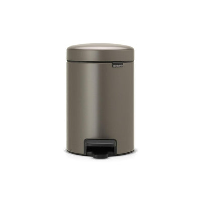 M&S Brabantia Poubelle à pédale Platine 3L pour salle de bain - Acheter en ligne chez McGrocer