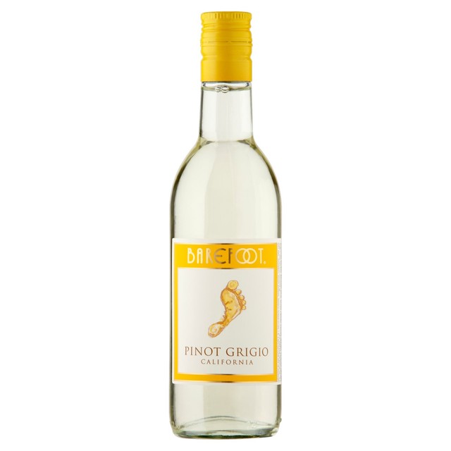 Barefoot Pinot Grigio kleine Flasche 187ml - Britisches Produkt