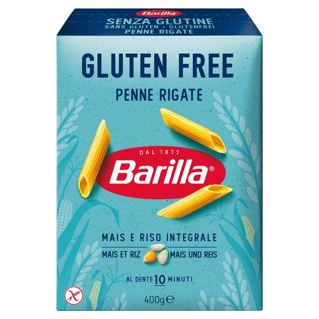 Barilla gluten-free penne pasta 400g - British product