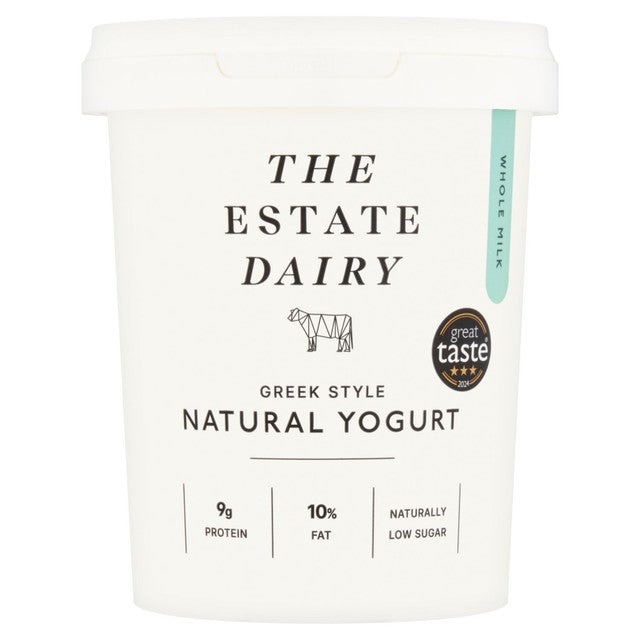 The Estate Dairy 10% Greek Style Natural Yogurt 500g (British brand)