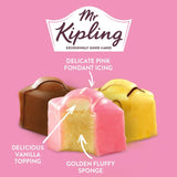Mr Kipling French Fancies cakes 8 pack, imported from the UK