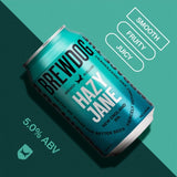 BrewDog Hazy Jane Hazy IPA, imported from the UK