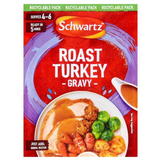 Schwartz classic roast turkey gravy mix 25g (British brand)