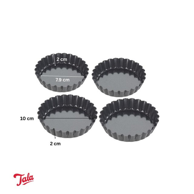 Tala non-stick tart tins 10cm dia (British brand)