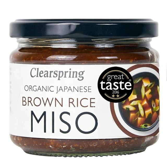 Clearspring brown rice miso paste 300g - British product