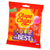 Chupa Chup assorted flavour lollipops pack of 10 - British product