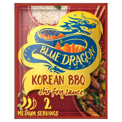 M&S Blue Dragon Korean BBQ Stir Fry Sauce 120g- Buy online at McGrocer