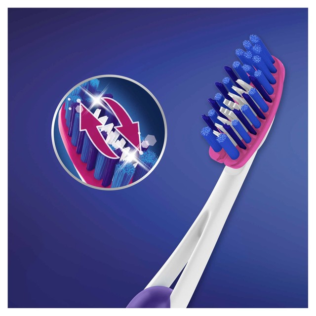 Oral-B 3D White Luxe manual toothbrush Medium, imported from the UK