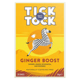 Tick Tock Ginger Boost herbal tea 20 tea bags (British brand)