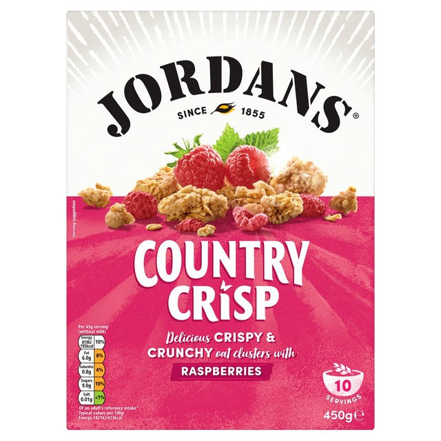 Jordans Raspberry Breakfast Cereal 450g, UK version