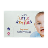 M&S fragranced nappy bags 150 pack, imported from the UK