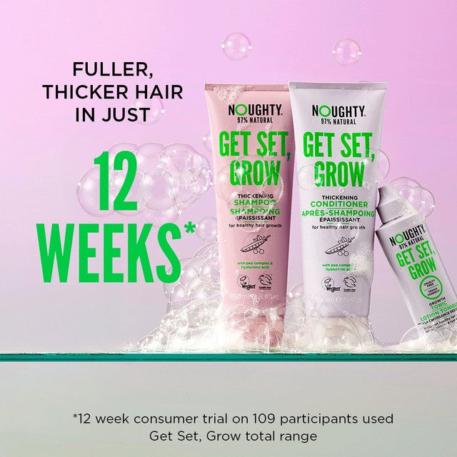 Noughty Get Set Grow Shampoo 250ml, imported from the UK