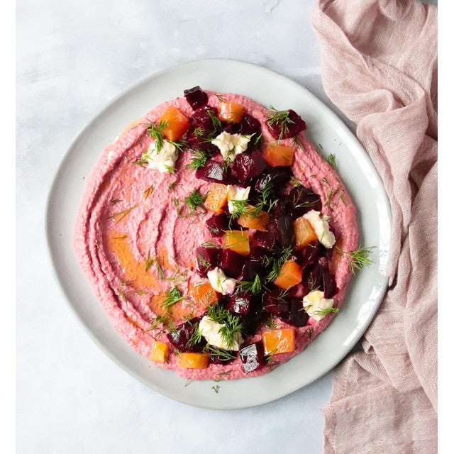 ChicP beetroot and horseradish hummus 300g - British product