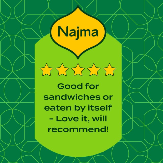 Najma wafer thin turkey slices 125g, imported from the UK