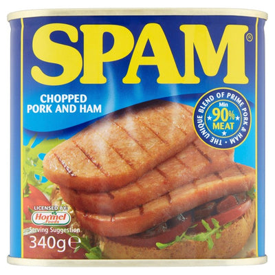 M&S Spam Chopped Pork and Ham Canned Meat 340g- Buy online at McGrocer