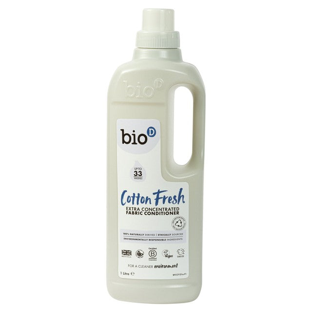 Bio-D Cotton Fresh fabric conditioner 1L - British product