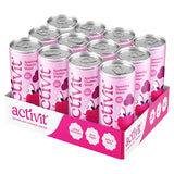 Activit sparkling vitamin water blackcurrant raspberry, UK version