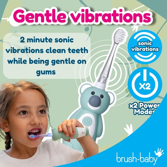 Brush-Baby Kids WildOnes electric toothbrush Kylie Koala - British product