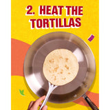 Old El Paso soft taco wraps 220g, imported from the UK