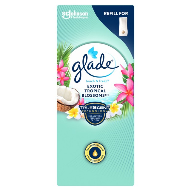 Glade air freshener refill Exotic Tropical Blossom 10ml, UK version