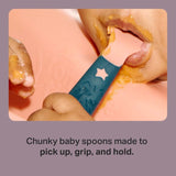 Tommee Tippee easy grip feeding spoons 5 pack (British brand)