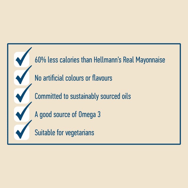 Hellmann's Light Squeezy Mayonnaise 750ml, UK version